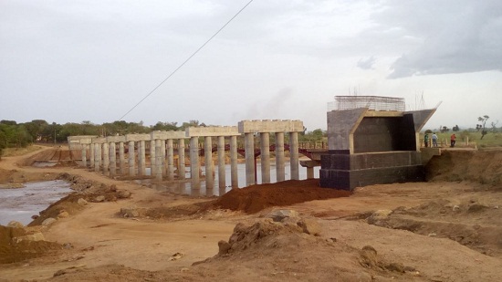 Bridge project to the north of  Mayo Galke